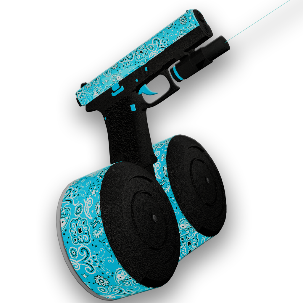 Pistol Cyan